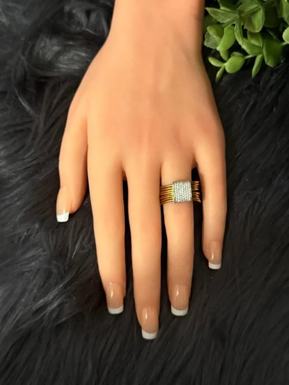 925 Gold Vermeil Pave Cz Multi Circle‎ Rings